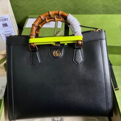 Dupe Dettagli perfetti Borsa tote Diana media 655658 nera imitazioni perfette Replica Dettagli perfetti Borsa tote Diana media 655658 nera Griffate