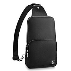 Replica Borsa a tracolla Avenue M30443 Nera Griffate