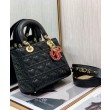 Imitazione Christian Dior Borse Replica Dioramour My Abcdior Lady Dior Nera