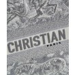Imitazione Christian Dior Borsa piccola Dior Book Tote grigia