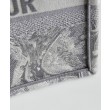Imitazione Christian Dior Borsa piccola Dior Book Tote grigia