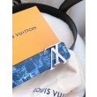 Alta gamma replica LV Initiales 40MM Cintura reversibile Damier Salt M0378Q
