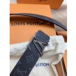 LV Initiales 40MM Cintura reversibile Monogram Eclipse M9043S