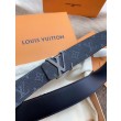LV Initiales 40MM Cintura reversibile Monogram Eclipse M9043S