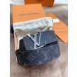 LV Initiales 40MM Cintura reversibile Monogram Eclipse M9043S