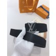 Qualità superiore replica LV Initiales 40MM Cintura reversibile Suede M6875P