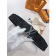 Qualità superiore replica LV Initiales 40MM Cintura reversibile Suede M6875P