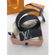 Qualità superiore replica LV Initiales 40MM Cintura reversibile Suede M6875P