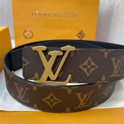 Dupe LV Tag 40mm Cintura reversibile Monogram M0369V imitazioni perfette Replica LV Tag 40mm Cintura reversibile Monogram M0369V Griffate
