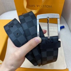 Dupe Cintura Downtown 40mm Damier Graphite M0374V imitazioni perfette Replica Cintura Downtown 40mm Damier Graphite M0374V Griffate