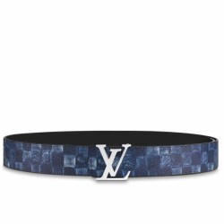 Replica Alta gamma replica Louis Vuitton Initiales 40MM Cintura reversibile Damier Salt M0378Q Griffate