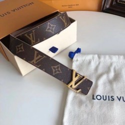 Dupe LV Initiales 30MM Cintura reversibile Monogram M0423W imitazioni perfette Replica LV Initiales 30MM Cintura reversibile Monogram M0423W Griffate