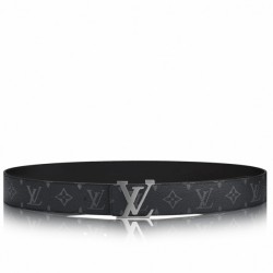 Replica LV Initiales 40MM Cintura reversibile Monogram Eclipse M9043S Griffate