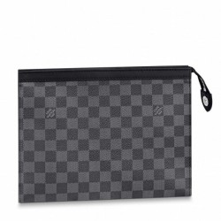 Replica Pochette Voyage MM Damier Graphite N41696 Griffate