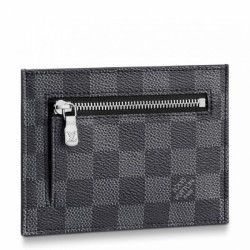 Replica Pari all'originale replica Porta carte d'identit&agrave; Damier Graphite N60378 Griffate