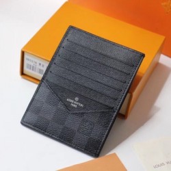 Dupe Pari all'originale replica Porta carte d'identità Damier Graphite N60378 imitazioni perfette Replica Pari all'originale replica Porta carte d'identità Damier Graphite N60378 Griffate