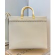 Sunshine Media Shopper In Pelle 8BH386 Crema