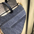 Borse Firmate Replica da Saddle Christian Dior M0446 Blu Borse Firmate Replica da Saddle Christian Dior M0446 Blu