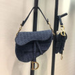 Borse Firmate Replica da Saddle Christian Dior M0446 Blu Borse Firmate Replica da Saddle Christian Dior M0446 Blu