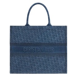Borse Christian Dior Book Tote M1286 Blu