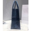 Borse Christian Dior Book Tote M1286 Blu