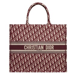 Imitazione Borse Christian Dior Book Tote M1286 rossa