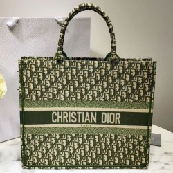 Imitazione Borse Christian Dior Book Tote M1286 verde Dupe Perfetta Cloni Firmate Imitazione Borse Christian Dior Book Tote M1286 verde imitazioni