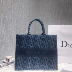 Borse Christian Dior Book Tote M1286 Blu Dupe Perfetta Cloni Firmate Borse Christian Dior Book Tote M1286 Blu imitazioni