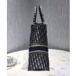 Imitazione Borse Christian Dior Book Tote M1286 Blu scuro