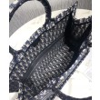 Imitazione Borse Christian Dior Book Tote M1286 Blu scuro
