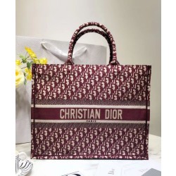 Imitazione Borse Christian Dior Book Tote M1286 rossa