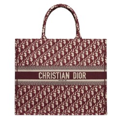 Imitazione Borse Christian Dior Book Tote M1286 rossa