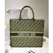 Imitazione Borse Christian Dior Book Tote M1286 verde