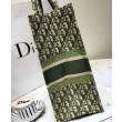 Imitazione Borse Christian Dior Book Tote M1286 verde