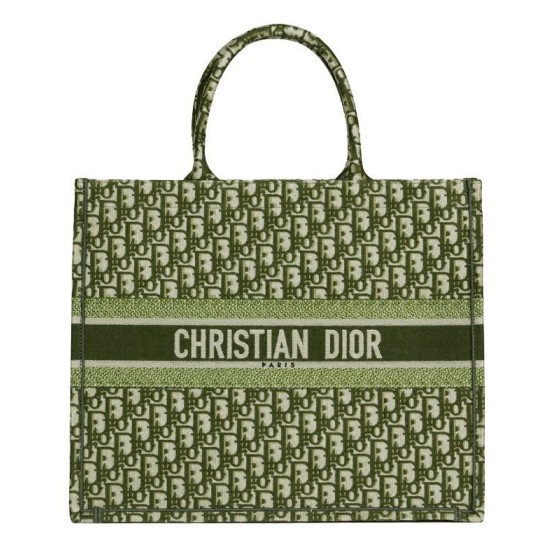 Imitazione Borse Christian Dior Book Tote M1286 verde