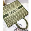 Imitazione Borse Christian Dior Book Tote M1286 verde