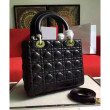Dior Lady Dior Medium Classic Tote Borse Con agnello nero Dior Lady Dior Medium Classic Tote Borse Con agnello nero