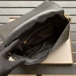 Borsa baguette grande con logo FF nera