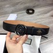 Qualità superiore replica Cinture da uomo con fibbia doppia G 4 cm Hardware nero