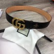 Qualità superiore replica Cinture da uomo con fibbia doppia G fibbia 4 cm