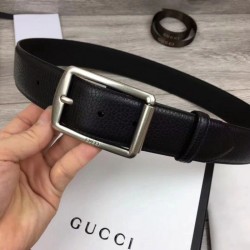 Qualità superiore replica Cinture uomo 4 cm Hardware argento imitazioni perfette