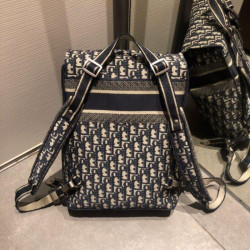 Zaino Christian Dior Obligue nero