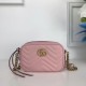 Replica Alta Qualità GG Marmont Matelasse Mini Borse 448065 Rosa