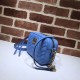 Replica Alta Qualità GG Marmont Matelasse Mini Borse 448065 Blu