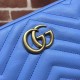 Replica Alta Qualità GG Marmont Matelasse Mini Borse 448065 Blu