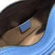 Replica Alta Qualità GG Marmont Matelasse Mini Borse 448065 Blu