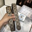 Alta gamma replica Cinture Tiger Brown Golden