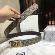Alta gamma replica Cinture Tiger Brown Golden