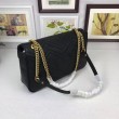 Borse A Tracolla GG Marmont Medium Matelassé 443496 Nero