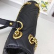 Borse A Tracolla GG Marmont Medium Matelassé 443496 Nero